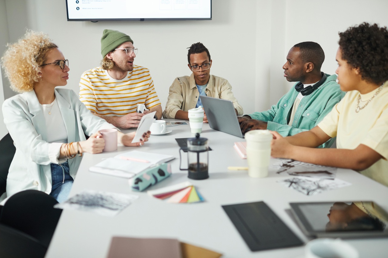 The Oh Yes team in a working session